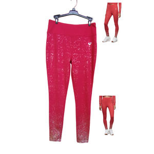 True Religion Ombre Glitter Leggings Red Size L